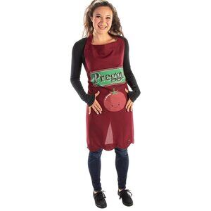 Maroon Maternity Apron
